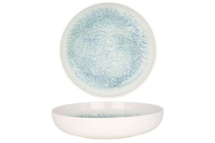 Rinart Farfurie ad&acirc;ncă - Asel - Porţelan - 26 cm (2000cc) - set de 6