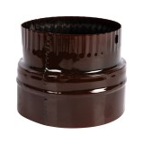 Reductie burlan pentru soba 120-130 mm, finisaj maro, Micul Fermier