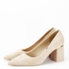 Pantofi bej de dama eleganti YES-1808 02, 37 - 40