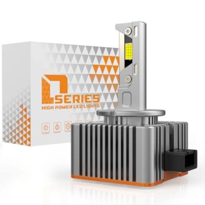 Set 2 Becuri LED auto D1S conversie xenon, Canbus, 120W 21000LM 6000K foto