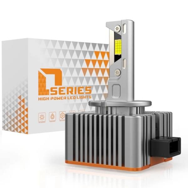 Set 2 Becuri LED auto D1S conversie xenon, Canbus, 120W 21000LM 6000K