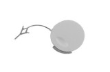 Capac bara carlig remorcare Opel Insignia 09.2008-12.2013; Fata Grunduit 1405064