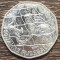 (A1022) MONEDA DIN ARGINT AUSTRIA - 5 EURO 2004, 100 ANI FOTBAL