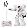 Robot cu Telecomandă Silverlit, Ycoo Robo Blast One, Lansator, Alb și Negru, Control &icirc;n 4 Direcții, 3 Săgeți Incluse, AS