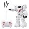 Robot cu Telecomandă Silverlit, Ycoo Robo Blast One, Lansator, Alb și Negru, Control &icirc;n 4 Direcții, 3 Săgeți Incluse