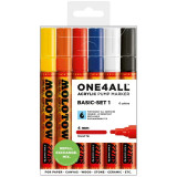 Cumpara ieftin Set markere Molotow ONE4ALL 227HS Basic-Set 1 6cul/set 4 mm