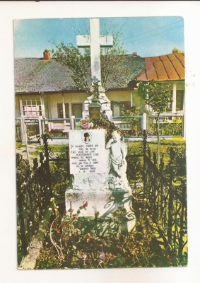 RF63 -Carte Postala- Manastirea Varatic, Mormantul Veronicai Micle, necirculata foto