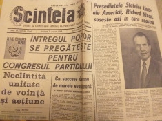 2 Ziare Scanteia 1969, Nixon/Ceausescu foto