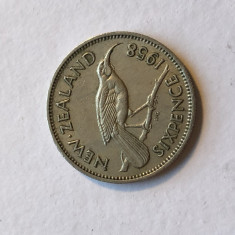 i 323 NOUA ZEELANDA 6 PENCE 1958 foto