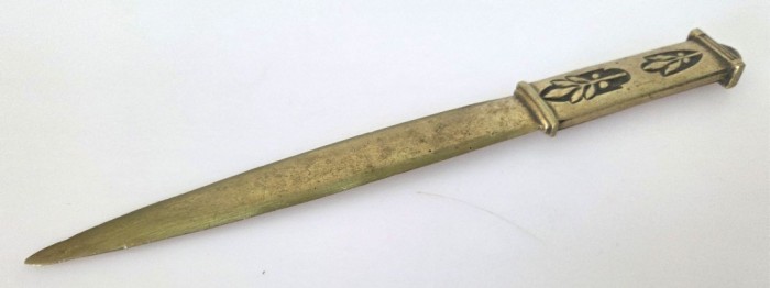 Cutit corespondenta bronz / Coupe-papier