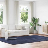 VidaXL Covor shaggy cu pom &icirc;nalt, NAVARRA, bleumarin, 240x340 cm