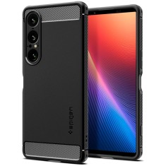 Husa Sony Xperia 1 VII Spigen Rugged Armor, negru mat foto