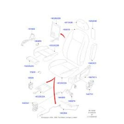 Capac pl lateral scaun fata stg Ford Focus II C-Max Garage AutoRide foto
