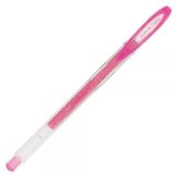 Pix cu gel Uni-ball Sparkling UM-120SP, 0. 7mm, cu capac, roz cu sclipici