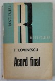 ACORD FINAL de EUGEN LOVINESCU , 1974