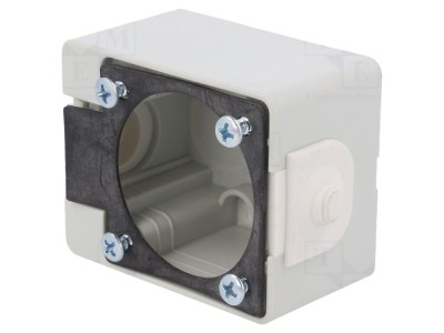 Conector carcasa murale gri foto