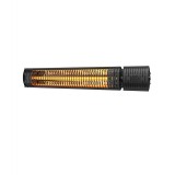 Incalzitor electric cu infrarosu de perete Heinner, putere 2000 W, lampa aurie, 1000/2000 W, telecomanda