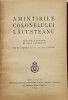 AMINTIRILE COLONELULUI LACUSTEANU de RADU CRETZESCU ,BUCURESTI 1935