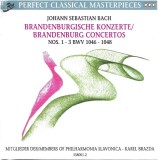 Johann Sebastian Bach / Philharmonia Slavonica - Karel Brazda - Brandenburgische Konzerte Nos. 1 - 3 BWV 1046 - 1048, CD