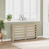 VidaXL Mască pentru calorifer stejar sonoma 149x20x82cm lemn prelucrat