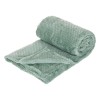 Patura Catifelata Dubla Verde Menta 230x220cm, Oem