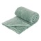 Patura Catifelata Dubla Verde Menta 230x220cm