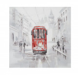 Mauro Ferretti Pictura Pe Panza Tram -A- Cm 80X3X80