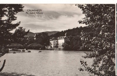 CPIB 22669 - CARTE POSTALA - CALIMANESTI. PE MALUL OLTULUI, RPR, NECIRCULATA foto