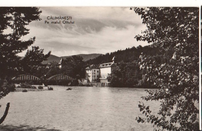 CPIB 22669 - CARTE POSTALA - CALIMANESTI. PE MALUL OLTULUI, RPR, NECIRCULATA