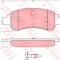 Set placute frana,frana disc CITROEN XSARA PICASSO (N68) (1999 - 2016) TRW GDB1623