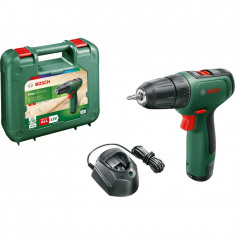 Masina de gaurit si insurubat (bormasina) pe acumulator Bosch EasyDrill 1200, 12 V, 1.5 Ah, 1500 RPM, 30 Nm, 1 acumulator, incarcator, cap surubelnita