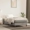 vidaXL Saltea de pat cu arcuri, gri deschis, 80x220x20 cm, catifea 4016594