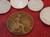 Lot 10 monede diferite tara / an + One 1 penny 1903 UK Anglia , [poze]. Discount conform descriere [10 - 20 %. Vezi descrierea.]., Europa