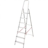 Scara aluminiu, Master, 6 trepte, platforma, max 125 kg, 2.15 m