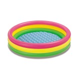 Piscina gonflabila pentru copii, 147x33 cm, Vinil, 275l, Multicolor, ATU-V2698