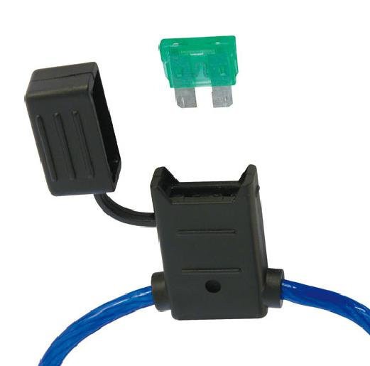 Suport siguranta auto plata mare Carpoint cu siguranta de 30A inclusa , 1 buc. AutoDrive ProParts