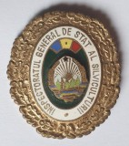 Insigna Evidentiat - Ceausescu Inspectoratul General de Stat al SILVICULTURII