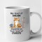 Cana alba personalizata Pisica my level of sarcasm depends, INOVATIX&reg;. 330 ml
