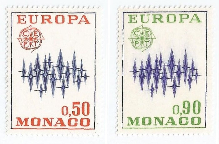 |Monaco, Europa CEPT, 1972, MNH