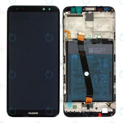 Huawei Mate 10 Lite RNE-L21 - Ecran LCD + Sticlă Tactilă + Ramă + Baterie (Grafit Black) - 02351QCY, 02351PYX foto