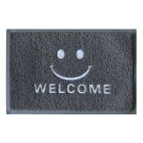 Covoras Intrare Tip-lufa - 38x58cm / Welcome Gri Hapy