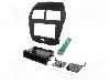 Rama adaptoare, 2 DIN, Mitsubishi, negru mat, METRA - 99-7014B