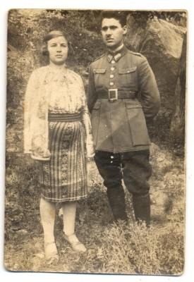 AD 1248 C. P. VECHE - MILITAR CU SOTIA - TITA SI IONEL -TEXT EMOTIONANT-AMINTIRE foto