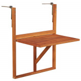 Cumpara ieftin Masă de balcon suspendată, 64,5x44x80 cm, lemn masiv de acacia