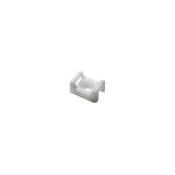 Cumpara ieftin Suport plastic prindere coliere, ALB, 23x16x10 mm, 100 buc TAC-2-W