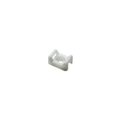 Suport plastic prindere coliere, ALB, 15x10x7 mm, 100 buc TAC-1-W foto