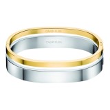 Set 2 Bratari Dama CALVIN KLEIN, Bicolora Silber -Gold, Marimea XS