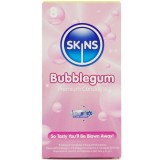 Skins-Bubble Gum Prezervative Premium Pachet 8