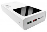 Baterie externa/Powerbank BeePower BP-30PD, Quick charge, 30000mAh, 22.5W PD USB-C + 2 x USB3.0, Alb