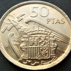 Moneda 50 PESETAS - SPANIA, anul 1959 (1957) *cod 632 = A.UNC